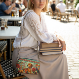 DachyCharm Wildflower Weenie Leather Crossbody Bag