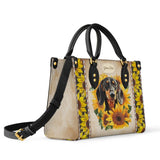 DachyCharm Sunbeam Pup Personalized Leather Bag