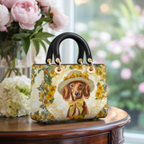 DachyCharm Sunshine Doxie Lady Leather Bag