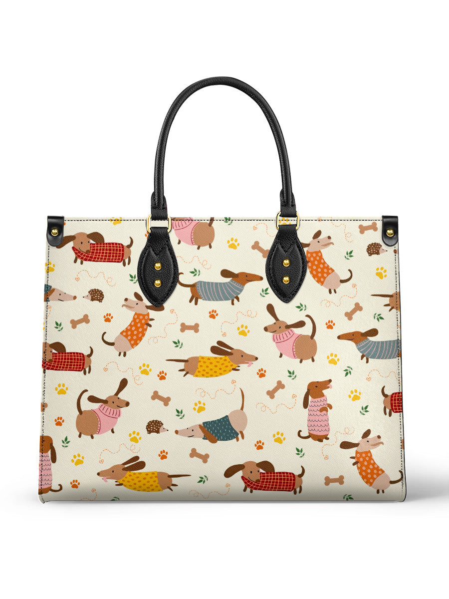 DachyCharm Doxie Whimsy Leather Bag
