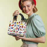 DachyCharm Doxie Holiday Lady Leather Bag