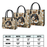 DachyCharm Daisy Bloom Personalized Leather Bag