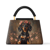 DachyCharm ROSEWOOD QUEEN Leather Satchel Bag