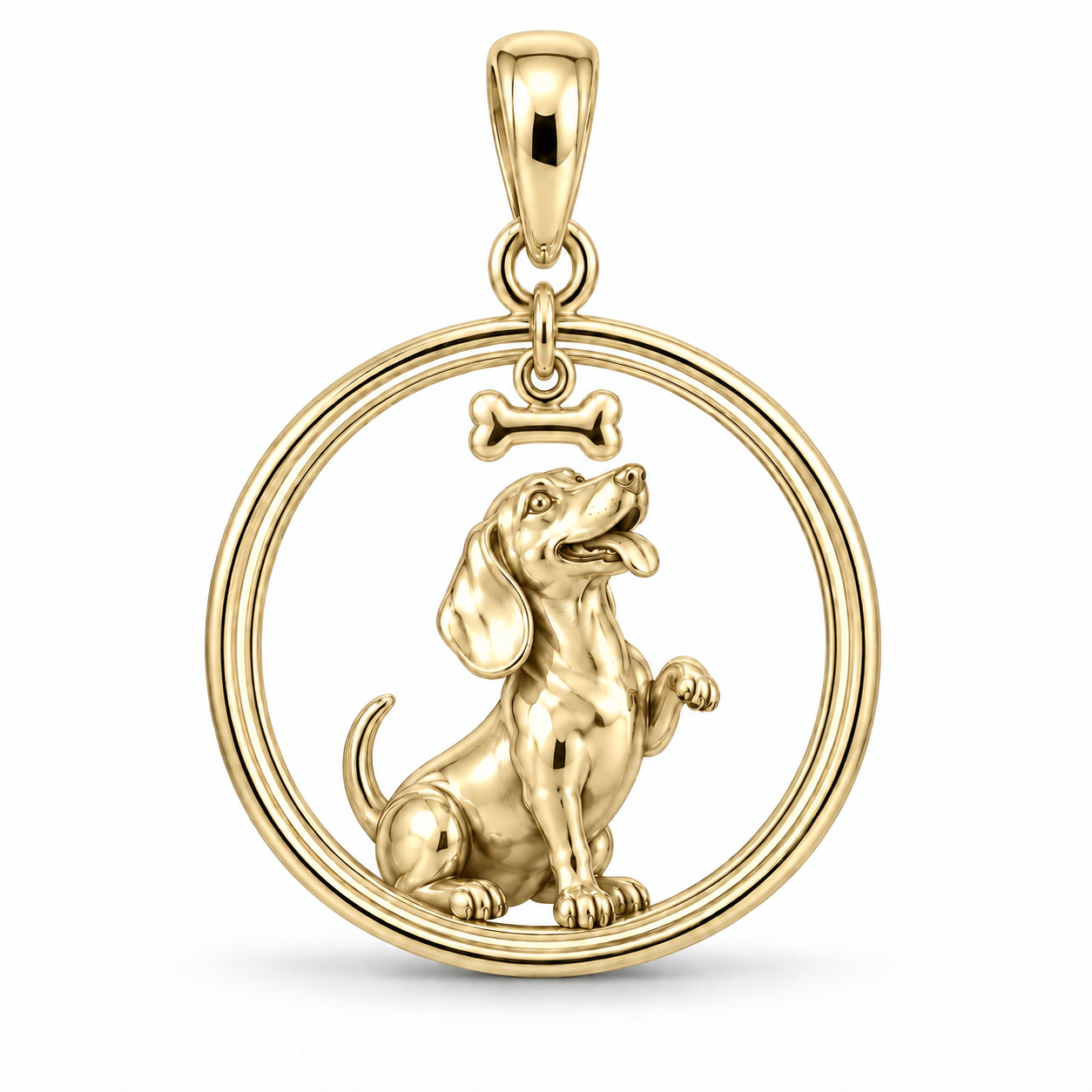 DachyCharm My Exact Doxie – Snack Negotiator Charm Bracelet