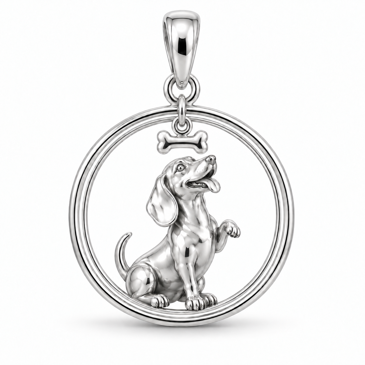 DachyCharm My Exact Doxie – Snack Negotiator Charm Bracelet