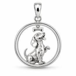 Smooth Hair dachshund charm