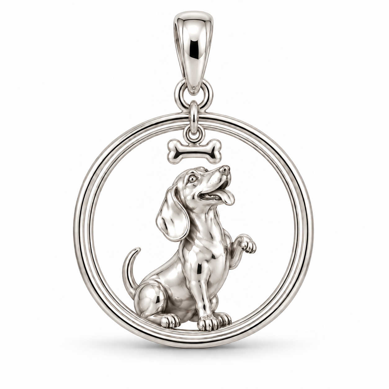 DachyCharm My Exact Doxie – Snack Negotiator Charm Bracelet