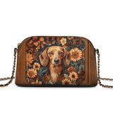 DachyCharm Autumn Gaze Leather Crossbody Bag