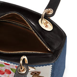 DachyCharm Berry Doxie Quilt Lady Leather Bag