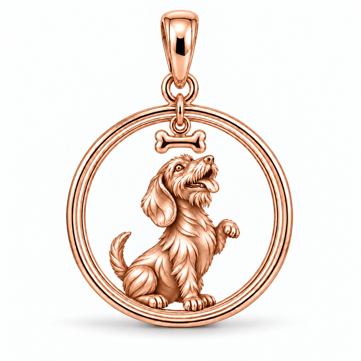 DachyCharm My Exact Doxie – Snack Negotiator Charm Bracelet