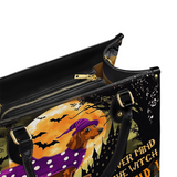 DachyCharm Witchy Warning Leather Bag