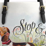 DachyCharm Sniff Joy Leather Tote Bag