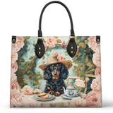 DachyCharm Tea Whiskers Leather Bag
