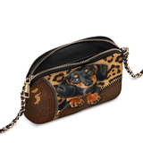 DachyCharm Sassy Doxie Leather Crossbody Bag