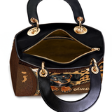 DachyCharm Sassy Doxie Personalized Lady Leather Bag