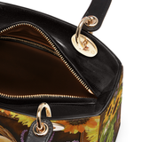DachyCharm Dachshund Basket Lady Leather Bag