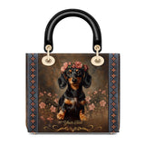 DachyCharm ROSEWOOD QUEEN PERSONALIZED Lady Leather Bag