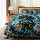 DachyCharm Daisy Doxie Quilt 3-Piece Set