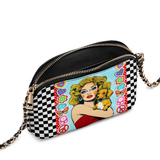 DachyCharm  Wiener Chic Leather Crossbody Bag