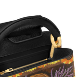 DachyCharm Dachshund Basket Leather Satchel Bag