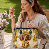 DachyCharm Sunshine Doxie Leather Bag