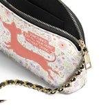 DachyCharm Heartful Meadow Leather Crossbody Bag