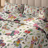 DachyCharm Garden Paws Quilt 3-Piece Set