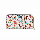 DachyCharm Dachshund Disco Leather Wallet
