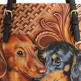 DachyCharm Sweethearts Leather Tote Bag
