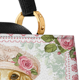DachyCharm Rosalia Pup Leather Satchel Bag
