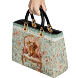 DachyCharm Velvet Throne Lady Leather Bag