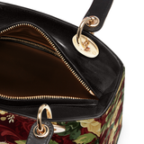 DachyCharm Velvet Pup Lady Leather Bag