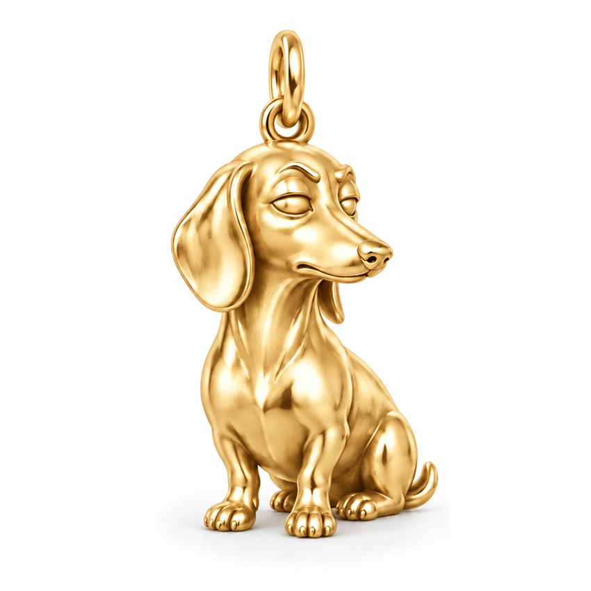 DachyCharm My Exact Doxie – Signature Expression Charm Bracelet