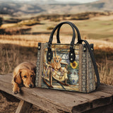 DachyCharm Rustic Pause Leather Bag