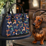 DachyCharm Doxie Fiesta Leather Bag