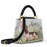 DachyCharm Sniff Joy Leather Satchel Bag
