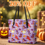DachyCharm Trick Or Tail Leather Tote Bag
