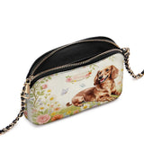 DachyCharm Sunny Meadow Personalized Leather Crossbody Bag