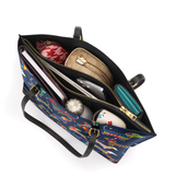 DachyCharm Doxie Fiesta Leather Tote Bag