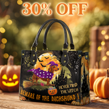 DachyCharm Witchy Warning Leather Bag