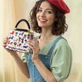DachyCharm DOXIE HOLIDAY Leather Satchel Bag