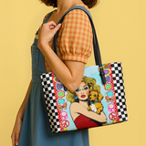 DachyCharm Wiener Chic Leather Tote Bag