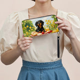 DachyCharm Sunny Picnic Pup Leather Wallet