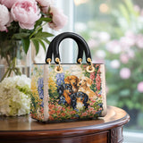 DachyCharm GARDEN BLISS PERSONALIZED Lady Leather Bag