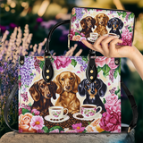 DachyCharm Weenie Coffee Leather Bag