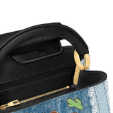 DachyCharm COWBOY DOXIE PERSONALIZED Leather Satchel Bag