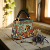 DachyCharm Wildflower Weenie Leather Satchel Bag