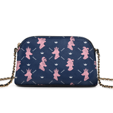 DachyCharm Royal Pawty Leather Crossbody Bag