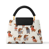 DachyCharm CUTENESS OVERLOAD Leather Satchel Bag