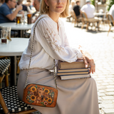 DachyCharm Prairie Doxie Leather Crossbody Bag